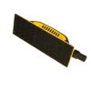 Sanding block with perforated black base pad