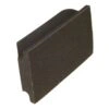 Black shaped sanding block, textured underside