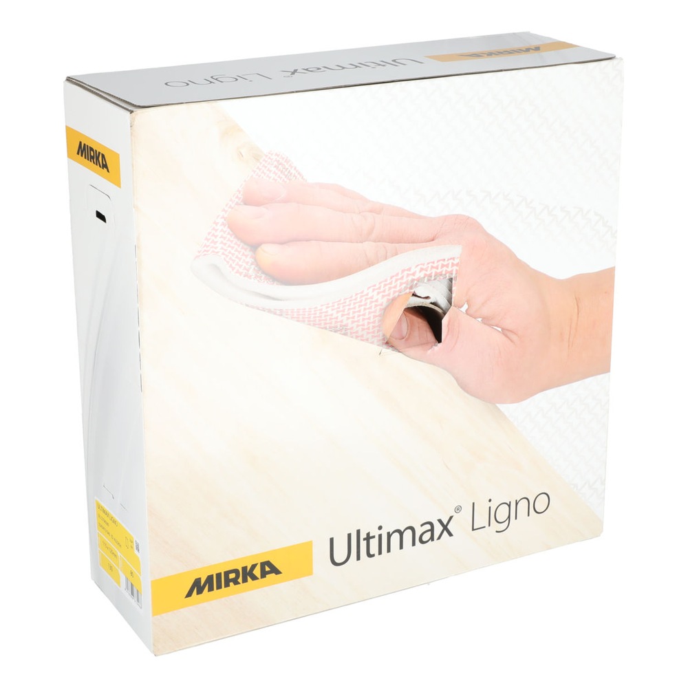 Rectangular sanding roll box, front view