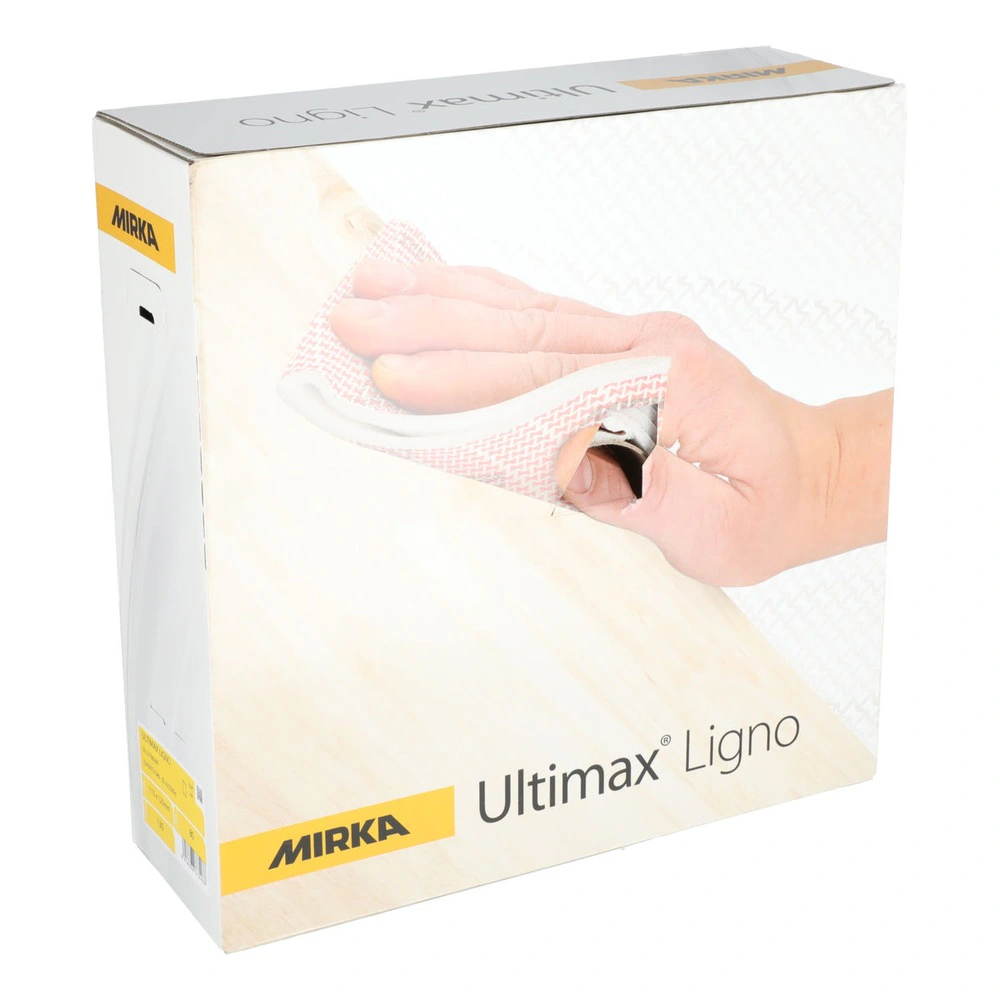 Rectangular sanding roll box, front view