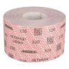 Red sanding roll, top view
