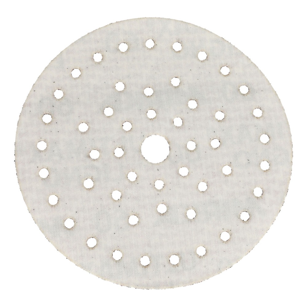 דיסק ליטוש לבן עם חורים רבים - White sanding disc with many holes