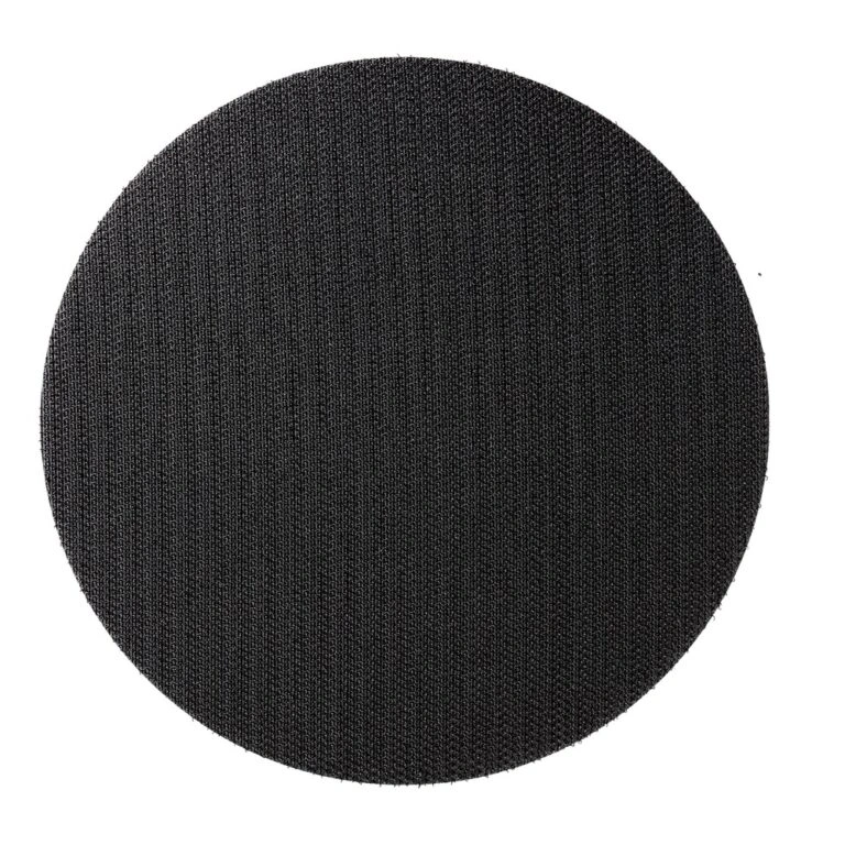 Black circular disc on white background