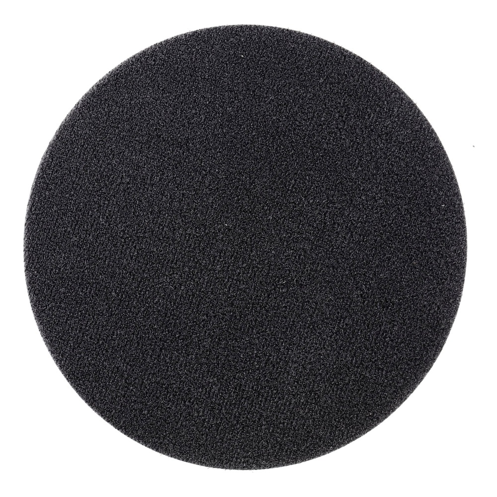 Black round disc, shown frontally on white