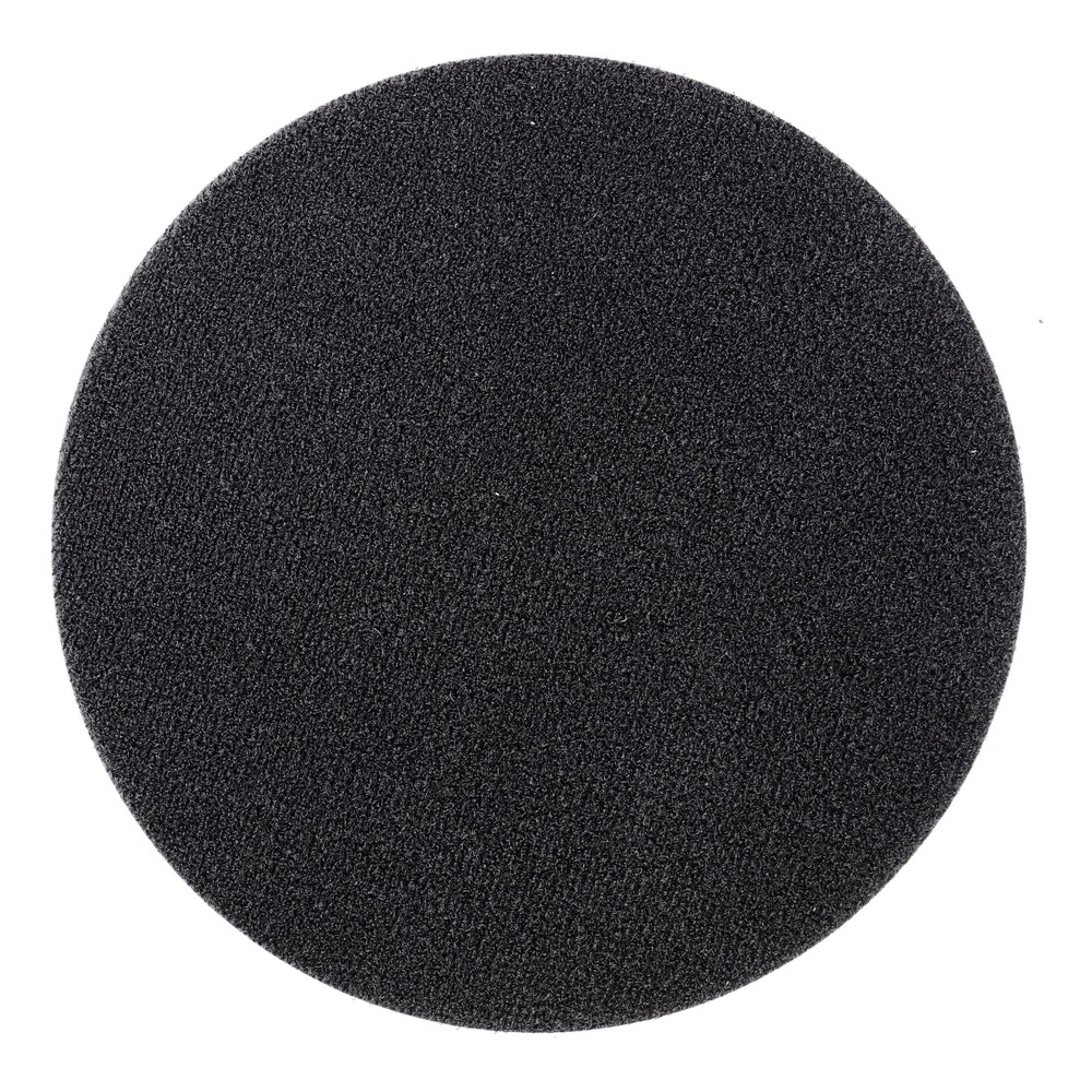 Black round disc, shown frontally on white