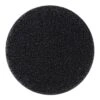 Another black round disc, front view with loop texture