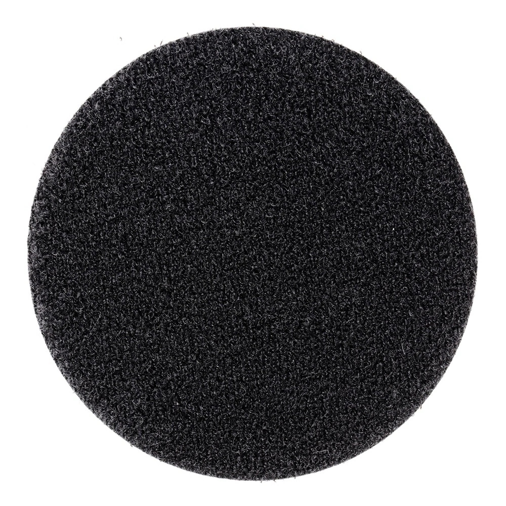 Another black round disc, front view with loop texture