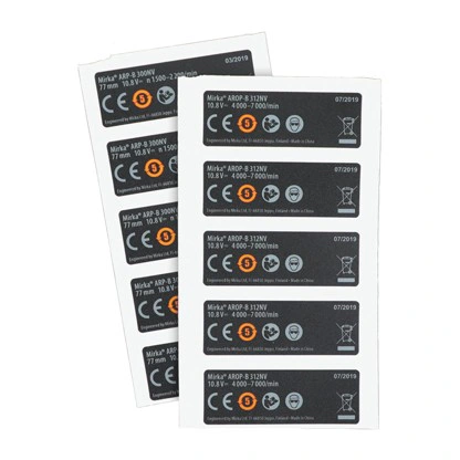 צילום מוצר של ערכת תווית דגם ל-AROP-B/ARP-B - Product view of Type Label kit for AROP-B/ARP-B