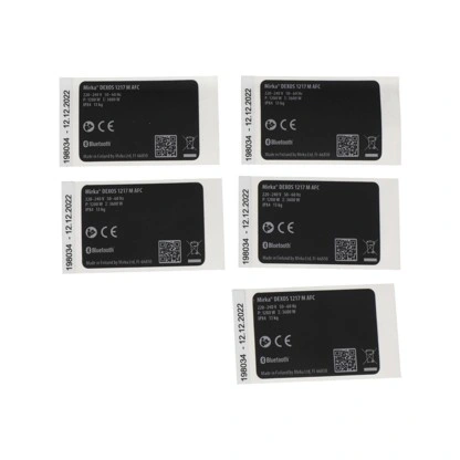 צילום מוצר של תווית דגם EU ל-DEXOS 1217 - Product view of Type Label EU for DEXOS 1217