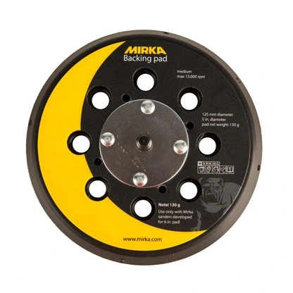 צילום מוצר של פלטת ליטוש רשת קשיחות בינונית - Product view of Backing Pad Net 125 mm