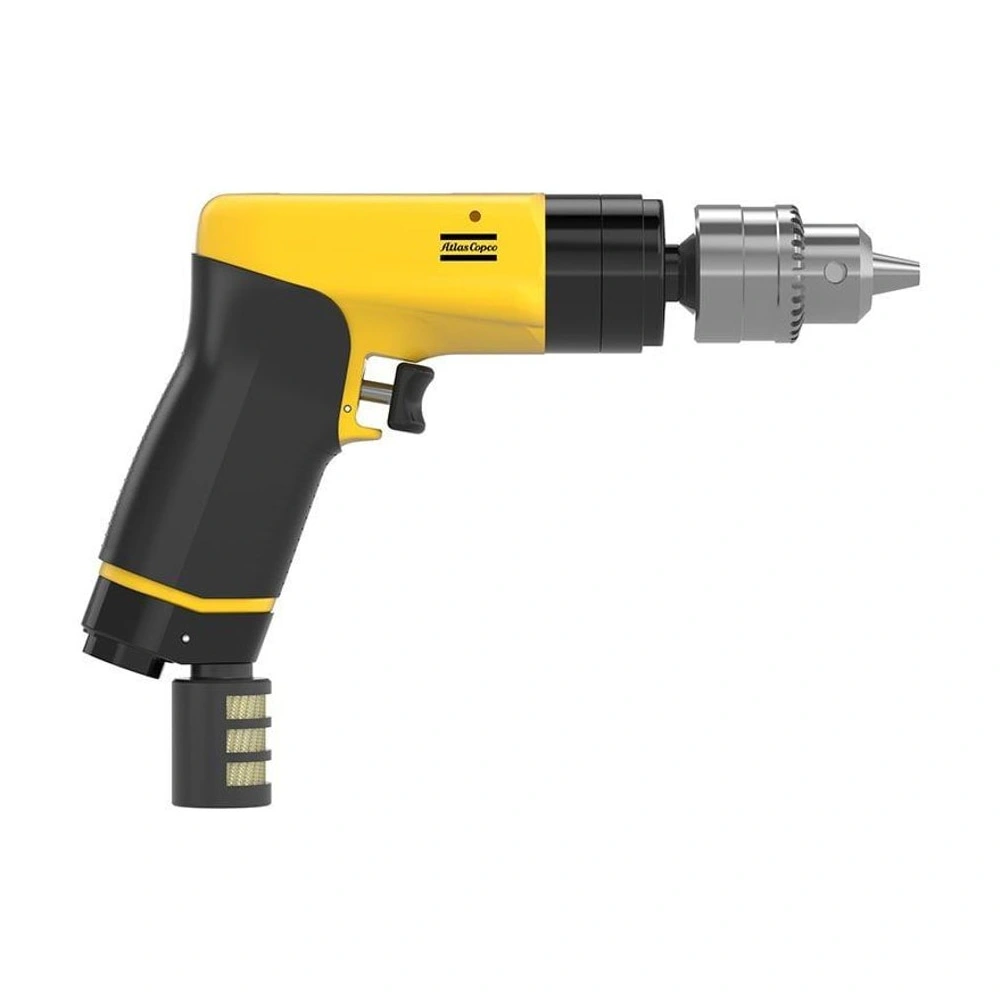 Yellow-black pistol drill, right side view