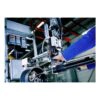 Straight nutrunner operating beside an industrial assembly