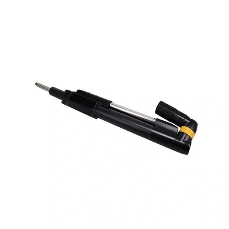 Black modular straight nutrunner at an angle