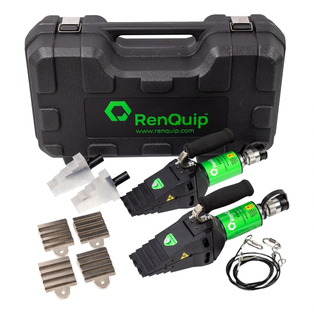 מזוודת ערכה פתוחה עם שני כלים ואביזרים - Open kit case with two tools and accessories