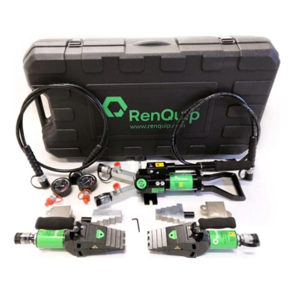 ערכת כלים הידראוליים פתוחה עם שני ראשים - Open hydraulic tool kit with two heads