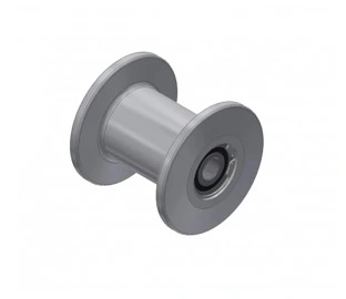 תקריב של גלגלית מתכווננת Ø120 JUMBO - Close-up of Castor Ø120 adjustable JUMBO