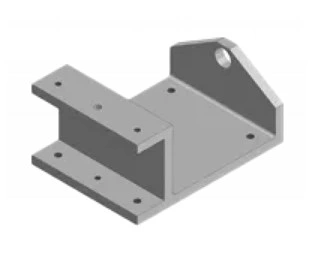 צילום מוצר של תושבת גלגלת חופשית - Product view of Roller bock free
