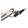 ראש Roscamat 200 VH ומחזיק הכלי מוטים להברזה בזווית - Roscamat 200 VH head and toolholder tilted for angled tapping