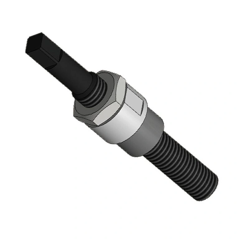 מתאם Roscamat להתקנת תותבי Helicoil על רקע לבן - Roscamat Helicoil insert fitting on a white background