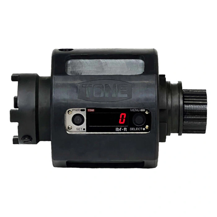 מד מומנט שחור במבט חזיתי - Black torque meter front view
