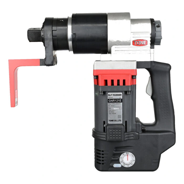 מפתח מומנט חשמלי עם ידית צד אדומה - Electric torque wrench with red side handle