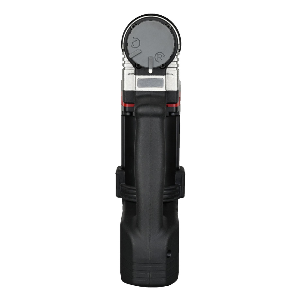 מבט קדמי צר של כלי שחור-אפור - Front narrow view of black-gray tool