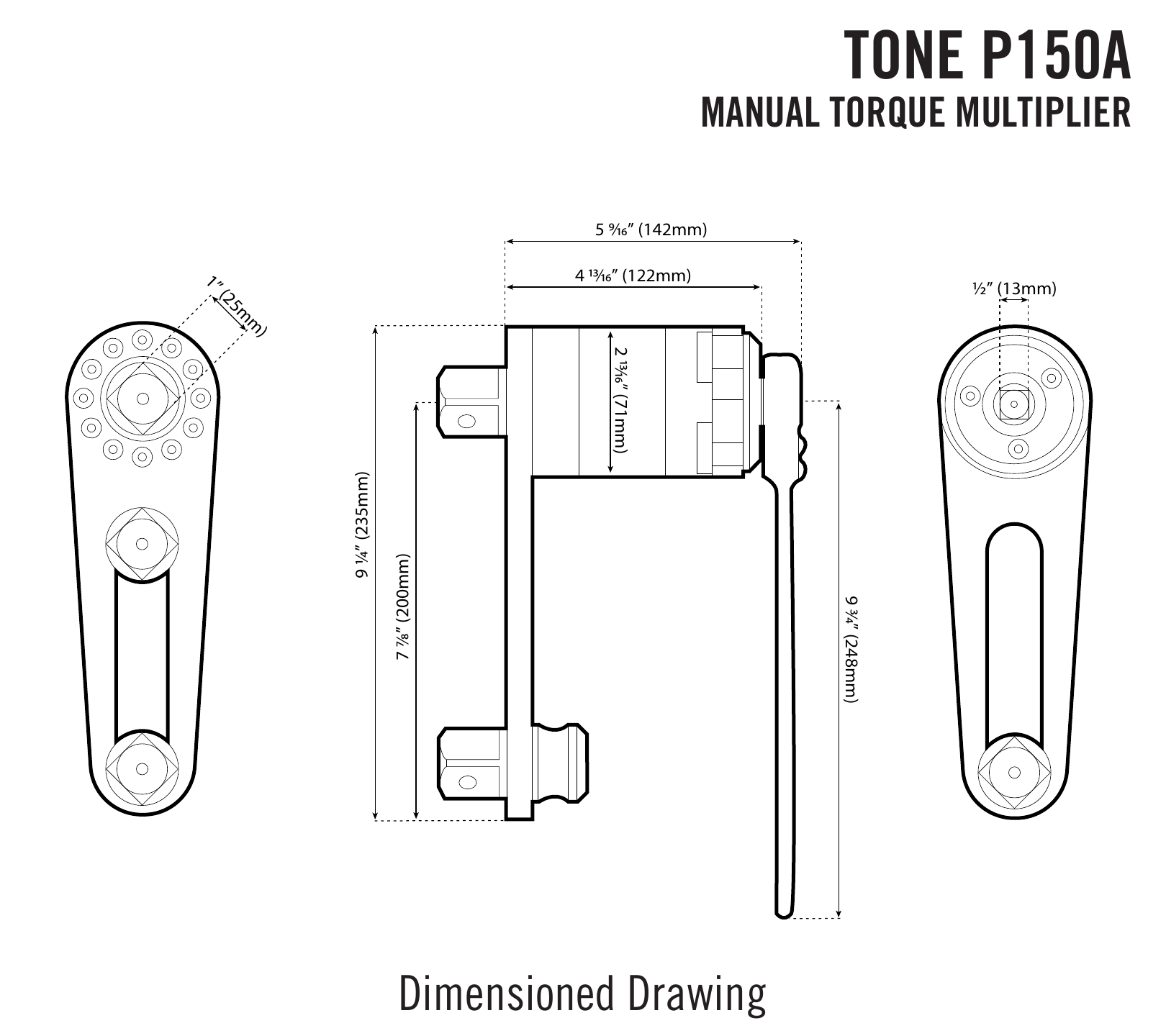 TONE P150 A Manual Torque Multiplier