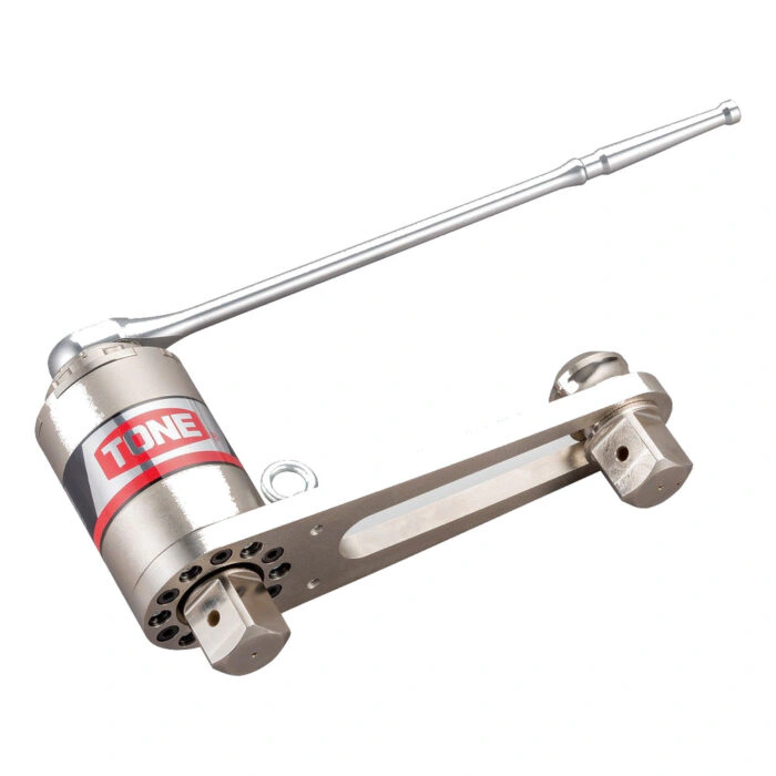 מפתח מכפיל מומנט כסוף עם זרוע ארוכה - Silver torque multiplier with long handle arm
