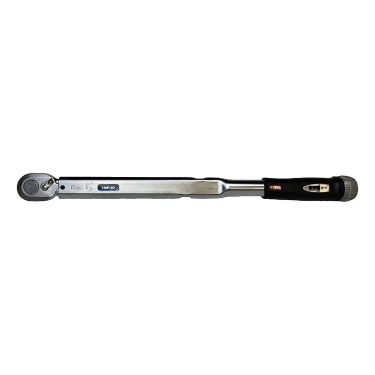 מפתח מומנט ארוך עם ראש מחגר וידית שחורה - Long torque wrench with ratchet head and black handle
