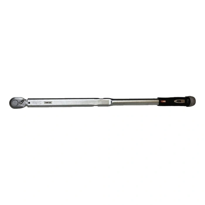 מפתח מומנט ארוך עם ראש מחגר וידית שחורה - Long torque wrench with ratchet head and black handle