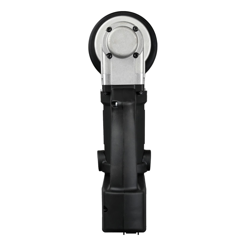 מבט חזיתי על ראש הכלי ומסגרת האחיזה - Front view of tool head and grip frame