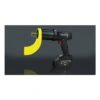 Black battery torque wrench with yellow guard