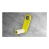 Yellow reaction arm with white sleeve