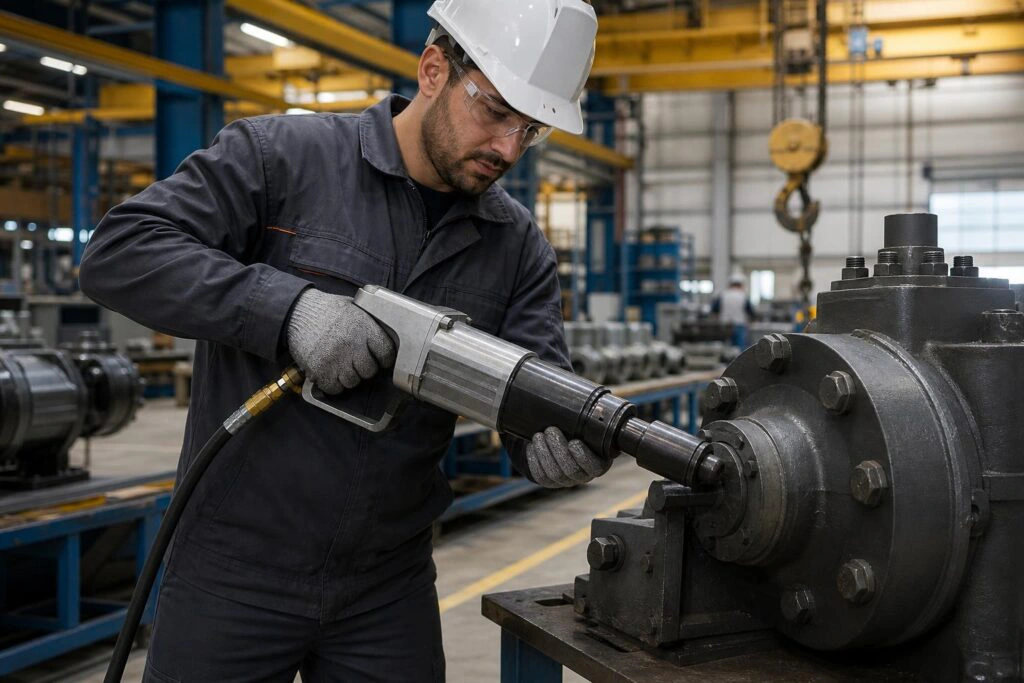 מנוע אוויר LZL35-BF עם גיר: עוצמה מקסימלית לתעשייה כבדה