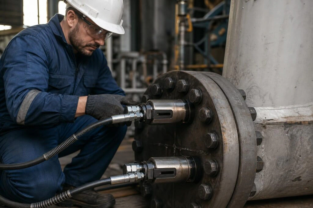 מפריד אוגנים RenQuip FSW17D: סקירה מקצועית של ערכת הזוג ההידראולית