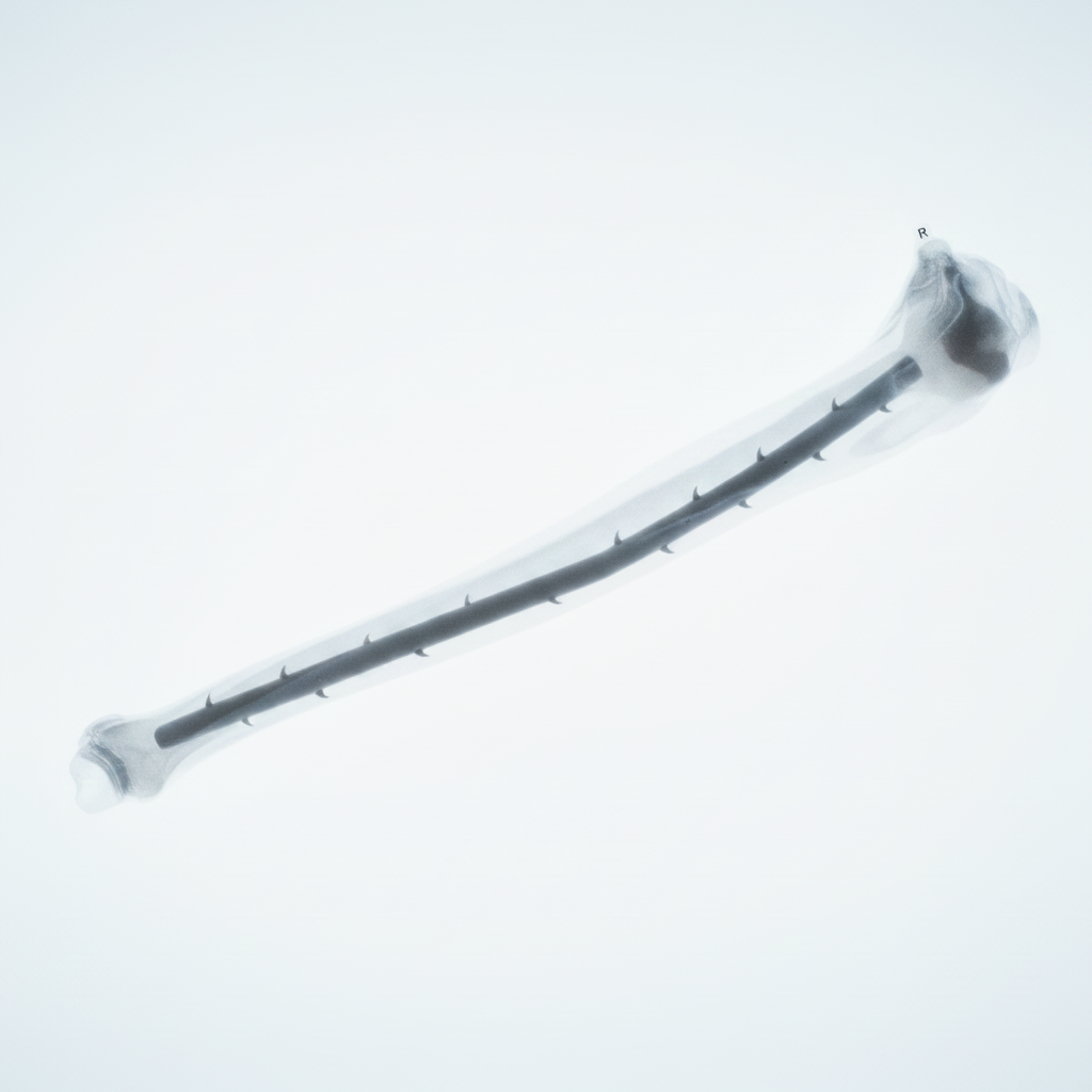 Medical model of an intramedullary nail